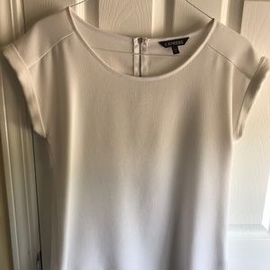 EXPRESS white short sleeve top